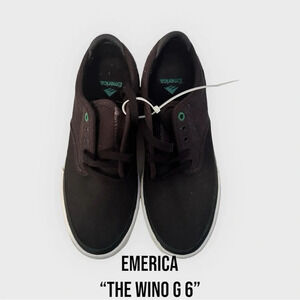 NEW Mens Skate Shoes by Emerica Series: The Wino G6 x Indy Brown/Black Size 5.5